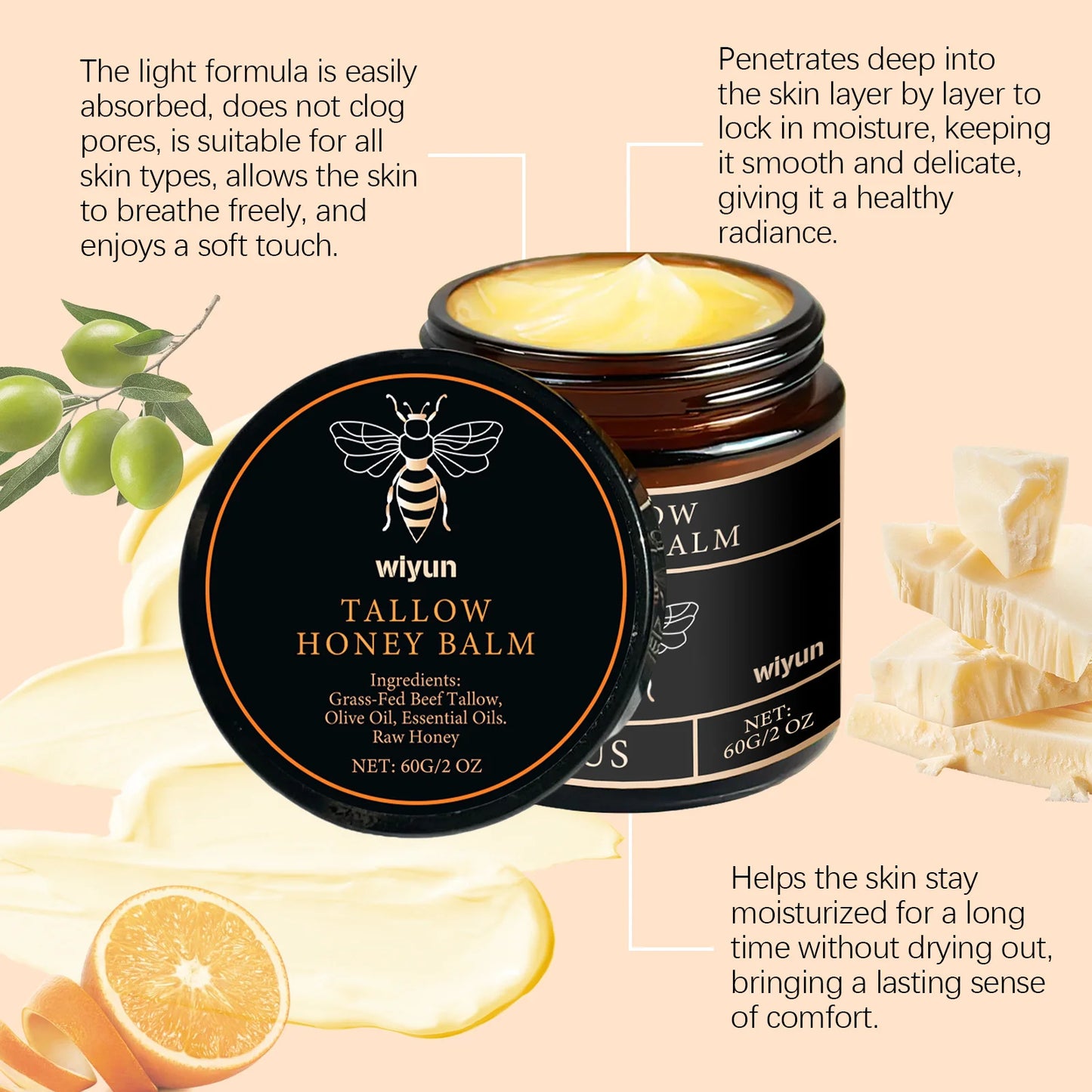 Tallow & Honey Nourishing Skin Balm