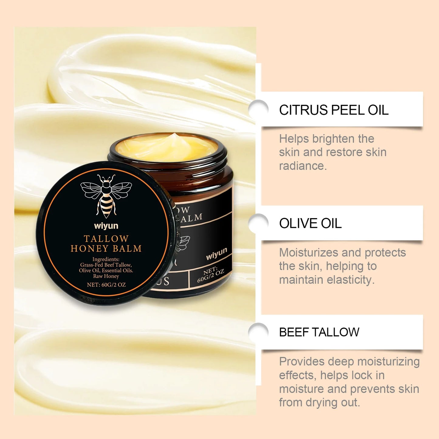 Tallow & Honey Nourishing Skin Balm