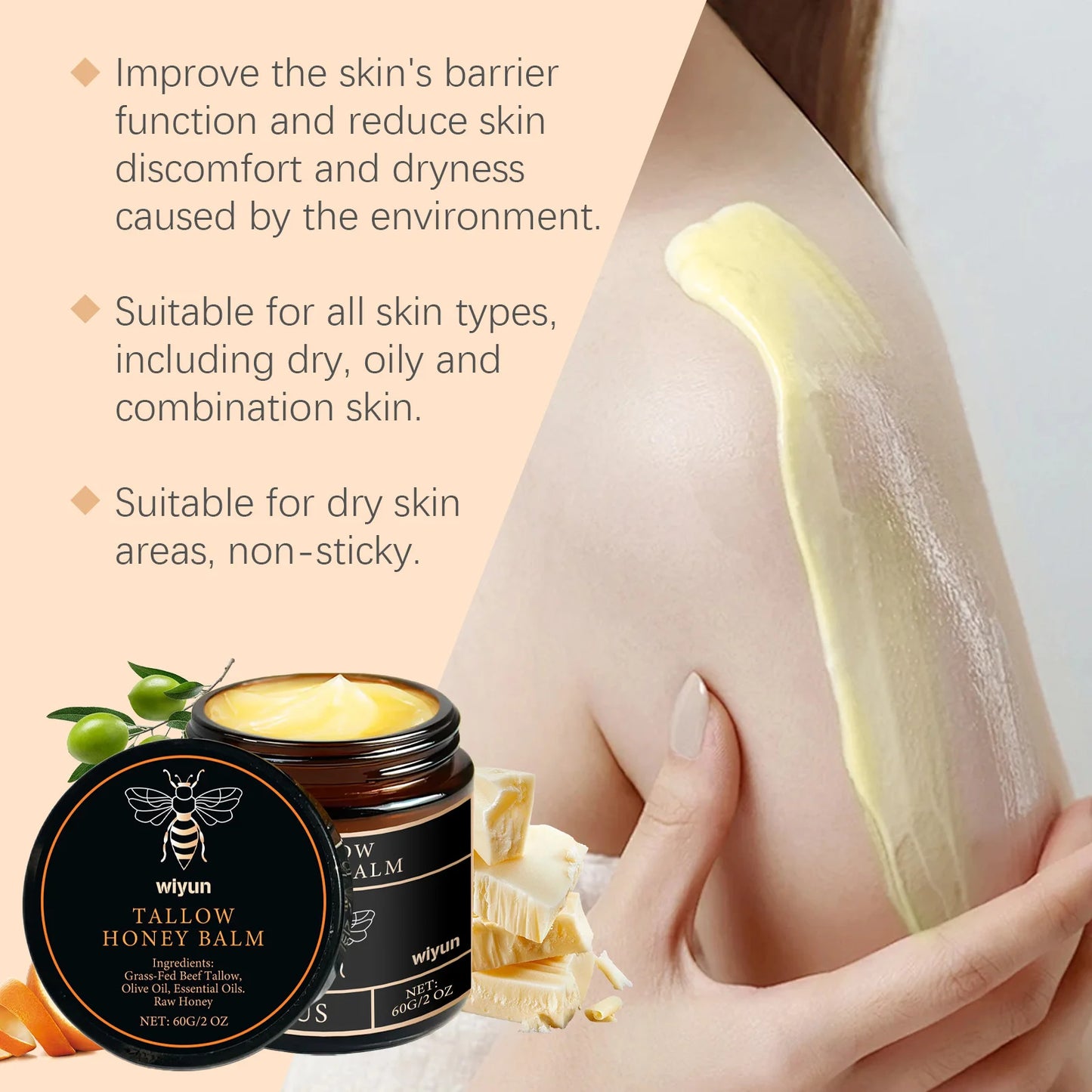 Tallow & Honey Nourishing Skin Balm